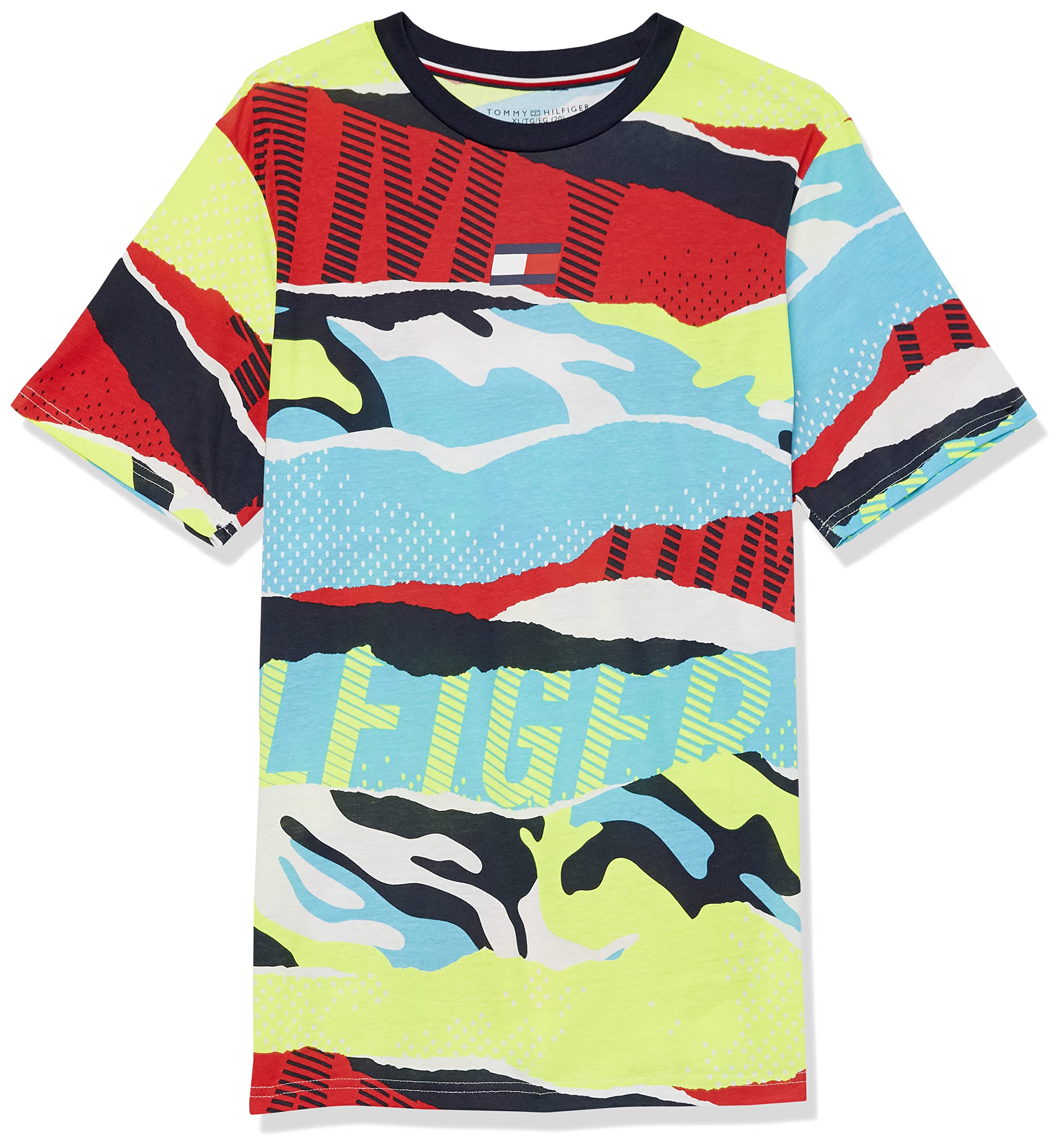 Tommy Hilfiger Boys' Short Sleeve Legacy Crew Neck T-Shirt